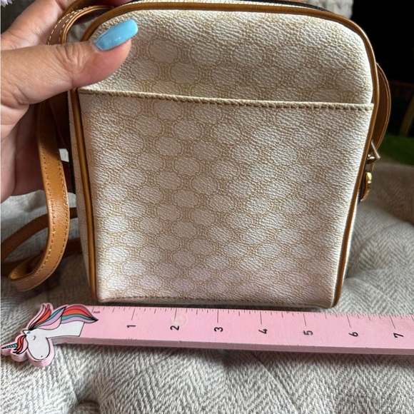 Celine Cream and Brown Crossbody Bag - Picture 9 of 16